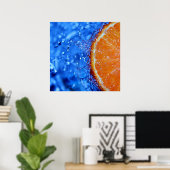 Florida Orange Splash Poster (Heimbüro)