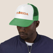 FLORIDA-Orangen-Text Truckerkappe (Beispiel)
