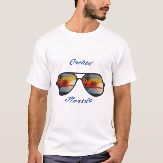 Florida - Orchidee T-Shirt (Vorderseite)