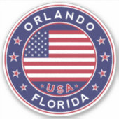 Florida, Orlando Aufkleber (Vorderseite)