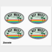 Florida Ovaler Aufkleber (Blatt)