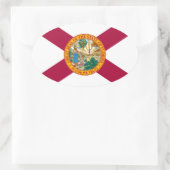 Florida Ovaler Aufkleber (Tasche)