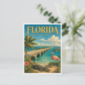 Florida Overseas Highway GeoSaga Postkarte (Stehend Vorderseite)