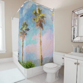 Florida Painted Palms Duschvorhang