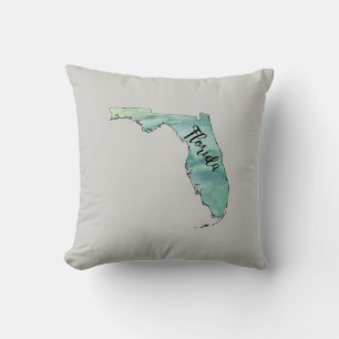 Florida Painting Beach Throw Kissen