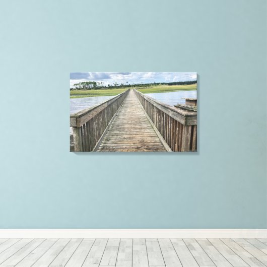 Florida Palencia Dock Leinwand (Insitu (Holzboden))