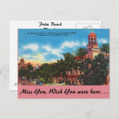 Florida, Palm Beach, Sunrise Avenue Postkarte (Vorne/Hinten)