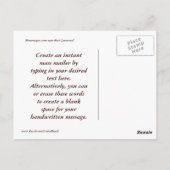 Florida Palm Tree Reverie Postkarte (Rückseite)