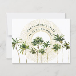 Florida Palm Trees Golden Sun Neue Adresse Ankündi Ankündigung