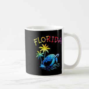 Florida Palme Baum Sonnenuntergang Meeresschildkrö Kaffeetasse
