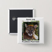 Florida-Panther Button (Vorne & Hinten)