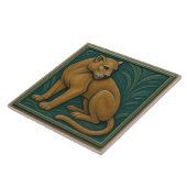 Florida Panther - Keramik Tile Fliese (Seite)