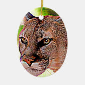 Florida-Panther Keramikornament (Vorne)