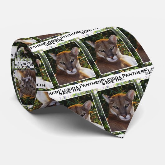 Florida Panther Krawatte (Gerollt)