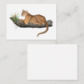 Florida Panther Note Card Mitteilungskarte (Vorne/Hinten)