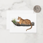 Florida Panther Note Card Mitteilungskarte (Vorderseite/Rückseite Beispiel)