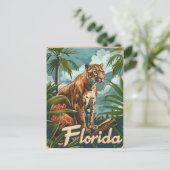 Florida Panther Postkarte (Stehend Vorderseite)