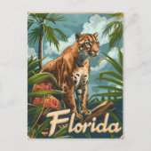 Florida Panther Postkarte (Vorderseite)