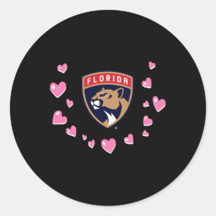 Florida Panthers Valentine Love Nhl Offiziell Lize Runder Aufkleber