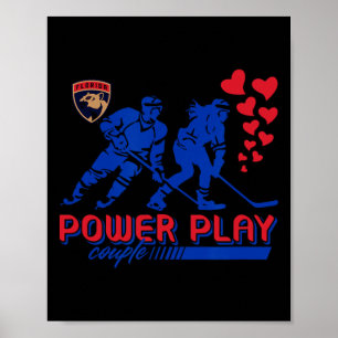 Florida Panthers Valentine Power Play Paar Nhl Poster
