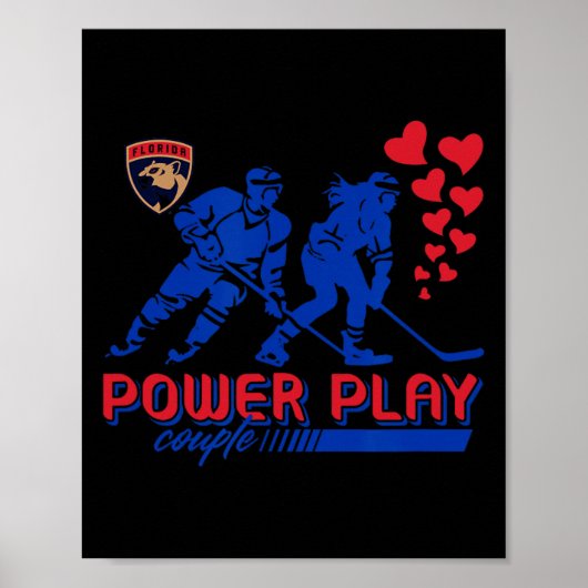 Florida Panthers Valentine Power Play Paar Nhl Poster (Vorne)