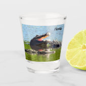 Florida Party Gator Shot Glass (Leicht personaliz Schnapsglas (Vorderseite)