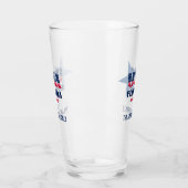 Florida Patriotic Pride Personalisiert Glas (Links)