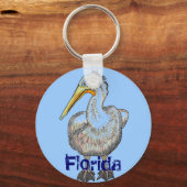 Florida Pelican Schlüsselanhänger (Vorderseite)
