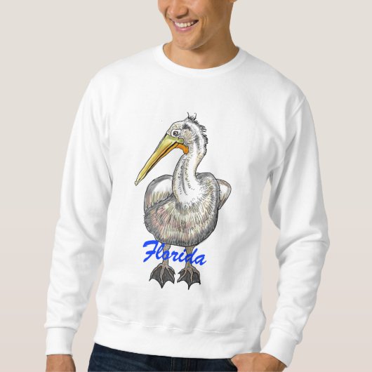 Florida-Pelikan-Sweatshirt Sweatshirt (Vorderseite)