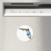 FLORIDA PICTURE DESIGN MAGNET (In Situ (Geschirrspüler))