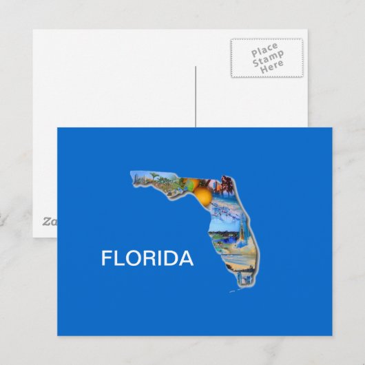 FLORIDA PICTURE DESIGN POSTKARTE (Vorne/Hinten)