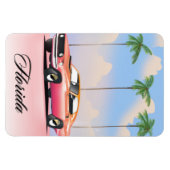 Florida Pink Sunset Magnet (Horizontal)