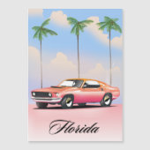 Florida Pink Sunset Magnetkarte (Vorderseite)