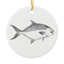 Florida Pompano Logo (Line Art.