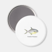 Florida Pompano (Titel) Magnet (Vorderseite/Rückseite)