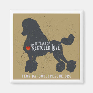 Florida Poodle Rescue 25 Jahre Magnet