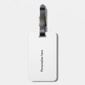 Florida Poodle Rescue Luggage Tag Gepäckanhänger (Rückseite vertikal)