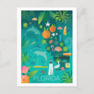 Florida Postcard Postkarte
