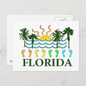 FLORIDA POSTCARD POSTKARTE (Vorne/Hinten)