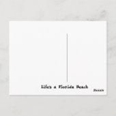 Florida Postcard Postkarte (Rückseite)