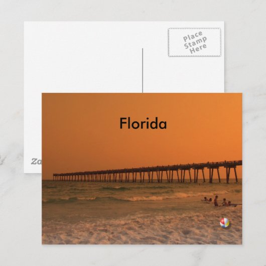 Florida Postcard Postkarte (Vorne/Hinten)