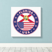 Florida, Poster, Leinwand, Leinwanddruck (Insitu (Holzboden))