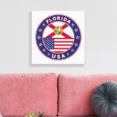 Florida, Poster, Leinwand, Leinwanddruck (Insitu (Wohnzimmer))