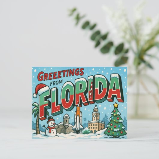 FLORIDA Postkarte (Stehend Vorderseite)