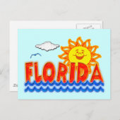 FLORIDA POSTKARTE (Vorne/Hinten)