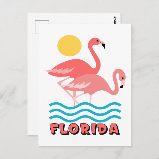 Florida Postkarte (Vorne/Hinten)