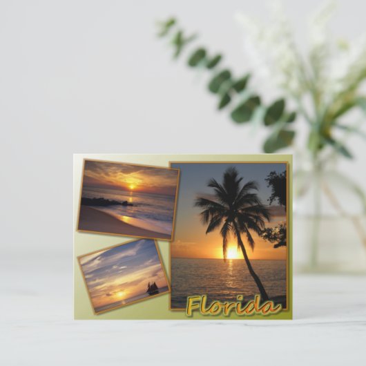 Florida Postkarte (Stehend Vorderseite)