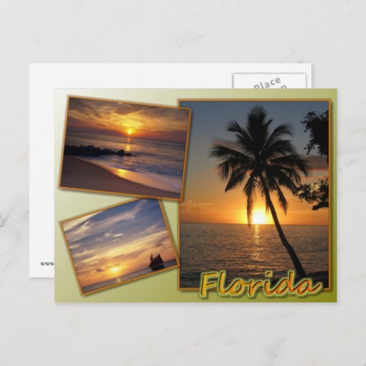 Florida Postkarte (Vorne/Hinten)
