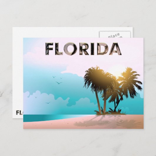 Florida Postkarte (Vorne/Hinten)