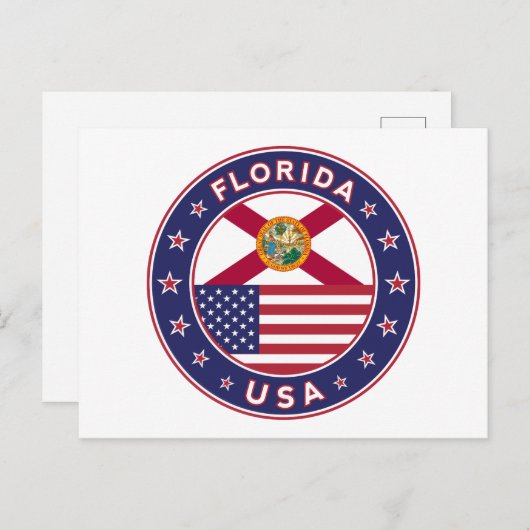 Florida Postkarte (Vorne/Hinten)